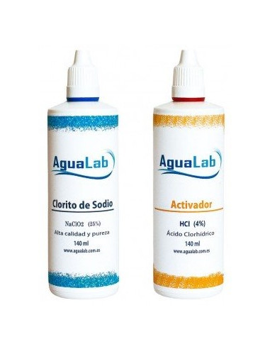 Kit Clorito Sódico al 25% (140 ml) +...